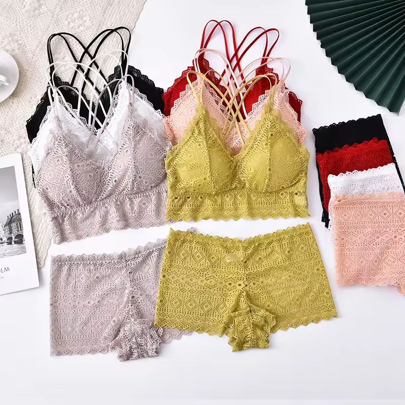 Combo Of 6 Bra & Panties Set Imported