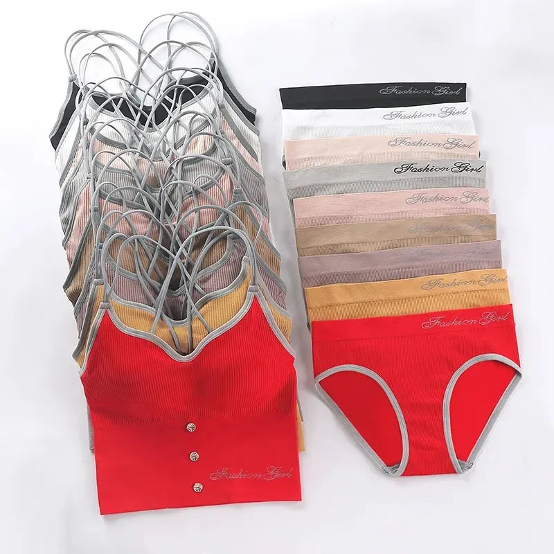 Combo Of 6 Bra & Panties Set Imported